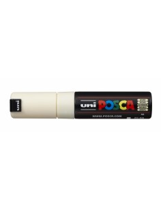 Posca PC-8K Marcador de Pintura - Punta Biselada Acrilica 8mm - Tinta Base al Agua - Resistente a la Luz - No Permanente -