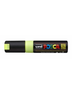 Posca PC-8K Marcador de Pintura - Punta Biselada Acrilica 8mm - Tinta Base al Agua - No Permanente - Resistente a la Luz -