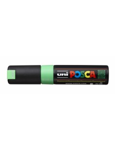 Posca PC-8K Marcador de Pintura - Punta Biselada Acrilica 8mm - Tinta Base al Agua - No Permanente - Resistente a la Luz -