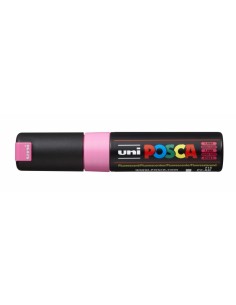 Posca PC-8K Marcador de Pintura - Punta Biselada Acrilica 8mm - Tinta Base al Agua - No Permanente - Resistente a la Luz -