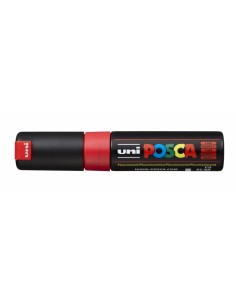 Posca PC-8K Marcador de Pintura - Punta Biselada Acrilica 8mm - Tinta Base al Agua - No Permanente - Resistente a la Luz -