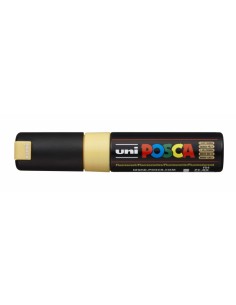 Posca PC-8K Marcador de Pintura - Punta Biselada Acrilica 8mm - Tinta Base al Agua - Resistente a la Luz - No Permanente -