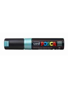 Posca PC-8K Marcador de Pintura - Punta Biselada Acrilica 8mm - Tinta Base al Agua - Resistente a la Luz - No Permanente -