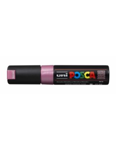 Posca PC-8K Marcador de Pintura - Punta Biselada Acrilica 8mm - Tinta Base al Agua - Resistente a la Luz - No Permanente -