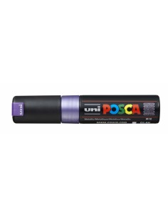 Posca PC-8K Marcador de Pintura - Punta Biselada Acrilica 8mm - Tinta Base al Agua - No Permanente - Resistente a la Luz -