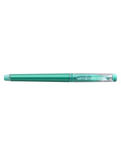Uni-ball UF-222 Roller de Gel Borrable - Punta de Bola 0.7mm - Tinta Termosensible - Doble Goma de Borrado - Color Verde