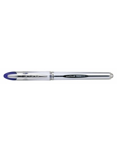 Uni-ball Vision Elite UB-200 Rollerball de Tinta Liquida - Punta de Bola 0.8mm - Sistema Antifugas para Viajes - Color Azul