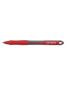 Uni-ball Laknock SN-100(10) Boligrafo de Tinta Base Aceite - Punta de Bola 1mm - Tinta Suave y Duradera - Cuerpo de Plastico