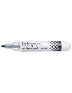 Uni-ball PWB-202 Inkview Marcador de Pizarra Blanca - Punta Conica 1.8-2.2mm - Zona Transparente para Nivel de Tinta -