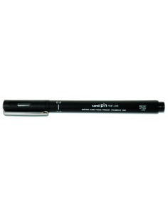 Uni-ball PIN03-200(S) Rotulador Calibrado - Punta Poliacetal 0.3mm - Ancho de Trazo 0.3mm - Tinta Resistente al Agua y Luz -