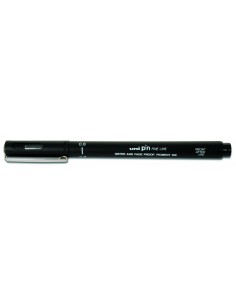 Uni-ball PIN08-200(S) Rotulador Calibrado - Punta Poliacetal 0.8mm - Ancho de Trazo 0.8mm - Tinta Resistente al Agua y Luz -