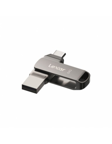 Lexar D400 JumpDrive Dual Drive Memoria USB 3.1 Type-C 64GB - Transferencia entre USB Type-C y Type-A - Velocidades hasta