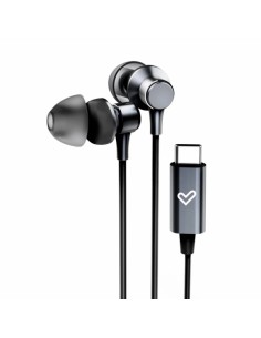 Energy Sistem Metallized Auriculares con cable Tipo C - Microfono - Controlador de 3 Botones - Funda de Transporte - Color