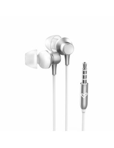 Energy Sistem Metallized Auriculares con Cable - Microfono Integrado - Control de Volumen - Color Blanco