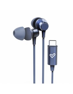 Energy Sistem Metallized Auriculares con cable Tipo C - Microfono - Controlador de 3 Botones - Funda de Transporte - Color
