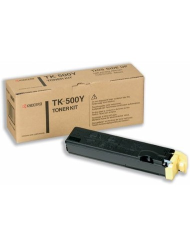 Kyocera TK500Y Amarillo Cartucho de Toner Original - 370PD3KW TK500Y