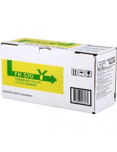 Kyocera TK570Y Amarillo Cartucho de Toner Original - 1T02HGAEU0 TK570Y