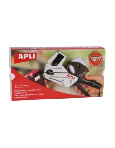 Apli Maquina Etiquetadora de Precios Premium - 1 Linea - 8 Caracteres - Facil Uso - Cambio Rapido de Digitos - Instalacion