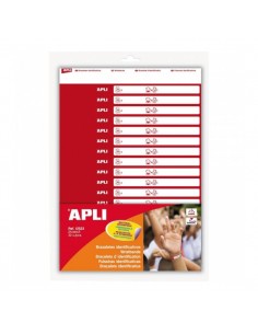 Apli Brazaletes Identificativos - Ideales para Niños en Lugares Concurridos - Faciles de Colocar - Extra Resistentes - Aptos