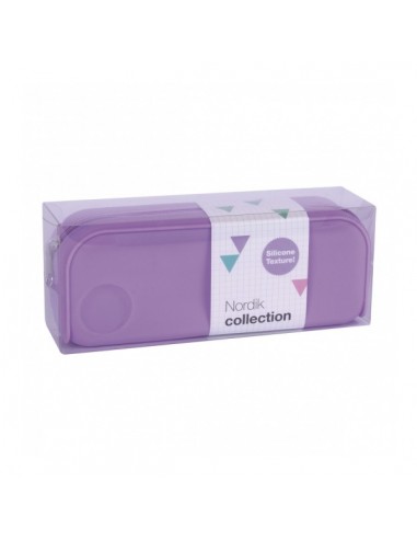 Apli Estuche de Silicona Nordik Collection - Tacto Suave - Cremallera - Flexible y Moldeable - Resistente al Agua - Facil de