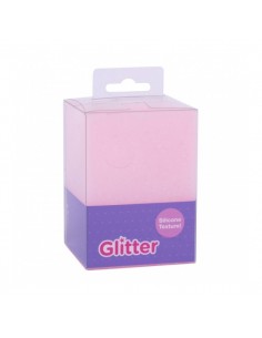 Apli Cubilete de Silicona Portalapices Glitter Collection - Tacto Suave - Resistente y Flexible - Facil de Limpiar - Versatil