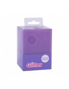 Apli Cubilete de Silicona Portalapices Glitter Collection - Tacto Suave - Resistente y Flexible - Facil de Limpiar - Versatil