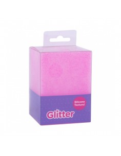 Apli Cubilete de Silicona Portalapices Glitter Collection - Tacto Suave - Resistente y Flexible - Facil de Limpiar - Versatil