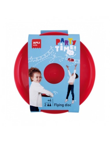 Apli Disco Volador Party Time - Perfecto para Aire Libre - Fomenta Ejercicio y Socializacion