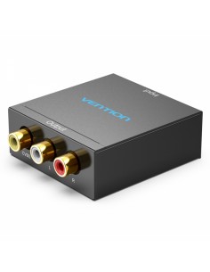 Vention Convertidor HDMI Hembra a RCA Hembra y MiniUSB Hembra - Color Negro