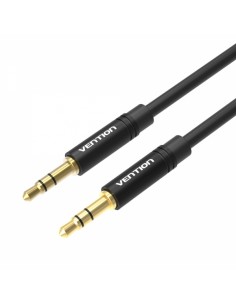 Vention Cable Estereo Jack 3.5 Macho a Jack 3.5 Macho - 1m - Color Negro