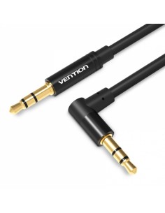 Vention Cable Estereo Jack 3.5 Macho a Jack 3.5 Macho - 1m - Color Negro