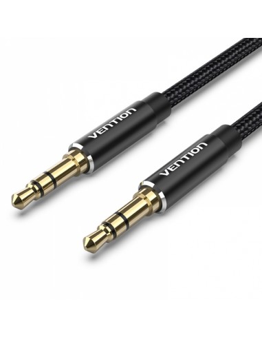 Vention Cable Estereo Jack 3.5 Macho a Jack 3.5 Macho - 2m - Color Negro