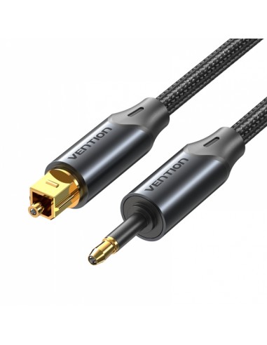 Vention Cable de Audio de Fibra Optica - 1.5m - Color Negro