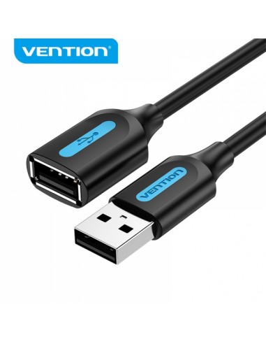 Vention Cable Alargador USB 2.0 Macho a USB Hembra - 1m - Color Negro