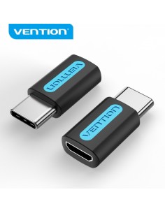 Vention Adaptador USB-C Macho a MicroUSB Hembra - Color Negro