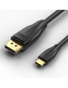 Vention Cable Conversor USB-C Macho a Displayport Macho - 2m - Color Negro