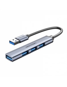 Vention HUB 4 en 1 USB 3.0 a 4xUSB - 0.15m - Color Gris