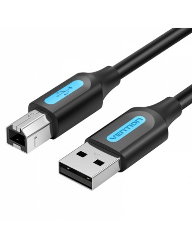 Vention Cable Impresora USB 2.0 Macho a USB-B Macho - 0.5m - Color Negro
