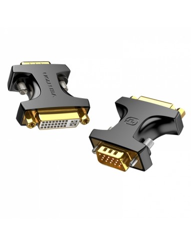 Vention Adaptador VGA Macho a DVI Hembra - Color Negro