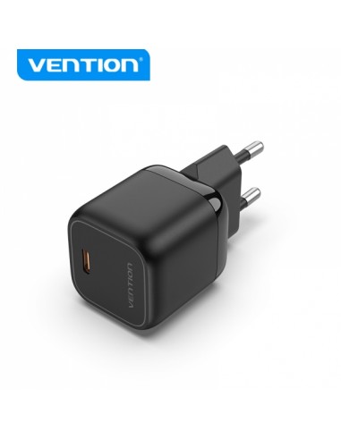 Vention Cargador de Pared GaN USB-C 30W 3A - Carga Rapida - Color Verde