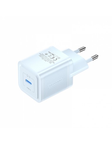 Vention Cargador de Pared GaN USB-C - Carga rapida EU - Color Azul