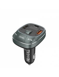 Vention Transmisor FM MP3 Bluetooth - 1xUSB-Tipo C a 2xUSB - 30W