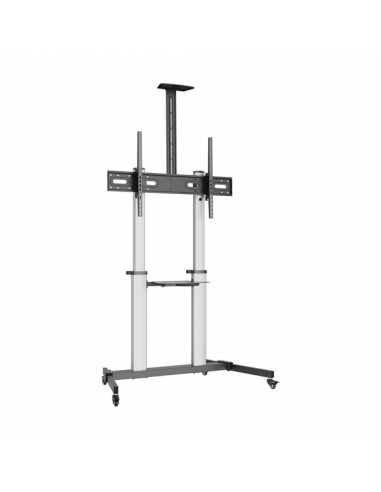 Aisens Pro Soporte de Suelo con Ruedas para TV 60 -100-- Aluminio Alta Resistencia - Vesa Maximo 1000x600mm - Carga Maxima