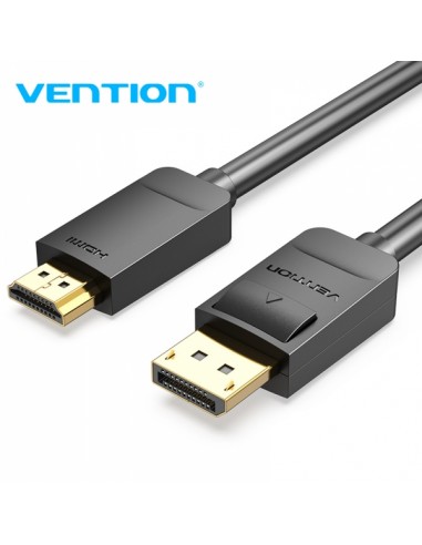 Vention Cable Conversor Displayport Macho a HDMI Macho - 3m - Color Negro