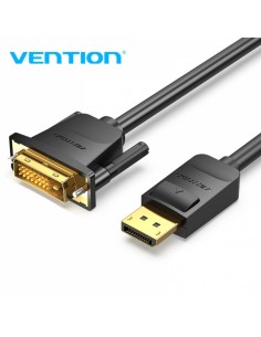 Vention Cable Conversor Displayport Macho a DVI Macho - 2m - Color Negro