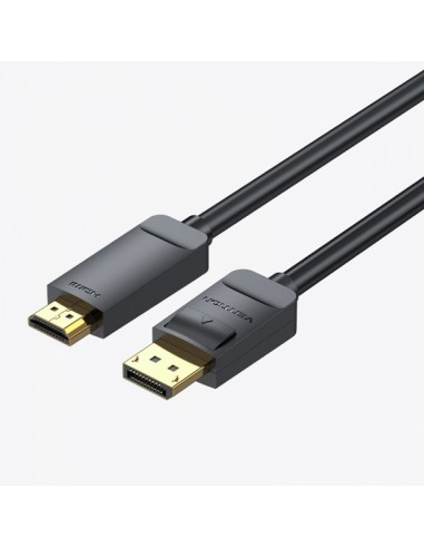 Vention Conversor DisplayPort Macho a HDMI Macho 4K - 3m - Color Negro