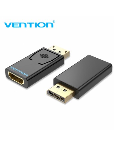 Vention Adaptador Displayport Macho a HDMI Hembra - Color Negro