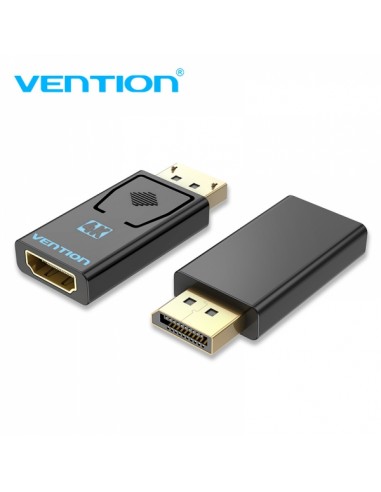 Vention Adaptador Displayport Macho a HDMI Hembra - Color Negro