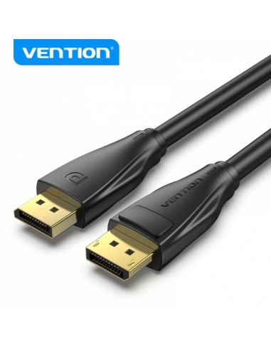 Vention Cable Displayport Macho a Displayport Macho 1.4 8K - 1m - Color Negro
