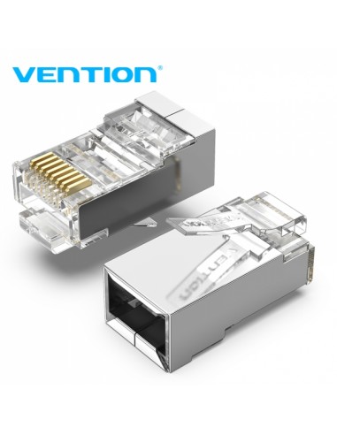 Vention Pack de 100 Conectores de Red FTP RJ45 Cat.6